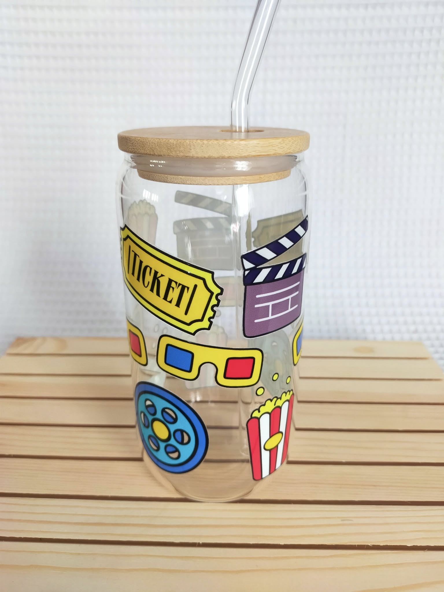 BUBBLES TEA EN VERRE AVEC PAILLE