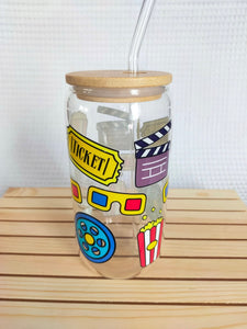BUBBLES TEA EN VERRE AVEC PAILLE
