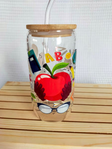 BUBBLES TEA EN VERRE AVEC PAILLE