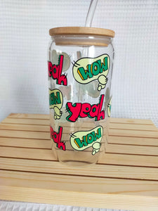 BUBBLES TEA EN VERRE AVEC PAILLE