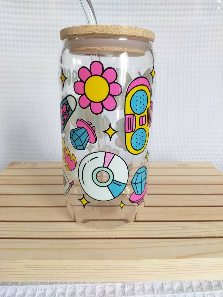 BUBBLES TEA EN VERRE AVEC PAILLE