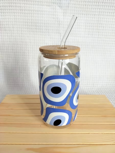 BUBBLES TEA EN VERRE AVEC PAILLE