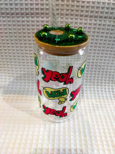 BUBBLES TEA EN VERRE AVEC PAILLE