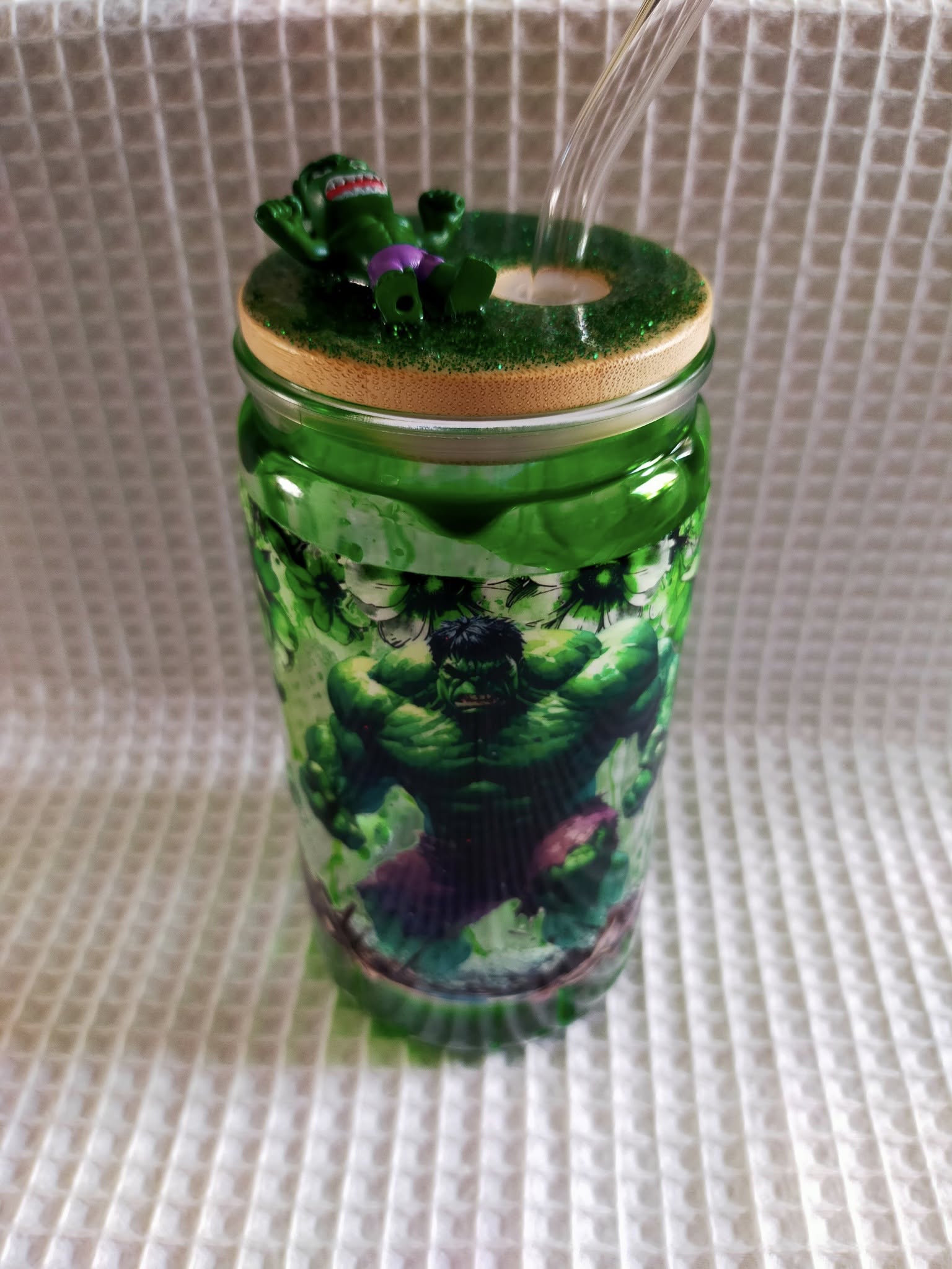 BUBBLES TEA EN VERRE AVEC PAILLE