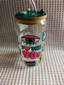 BUBBLES TEA EN VERRE AVEC PAILLE